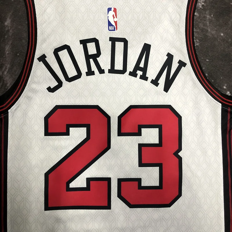 2023 Season NBA Chicago Bulls Basketball jersey City version #23 Jordan