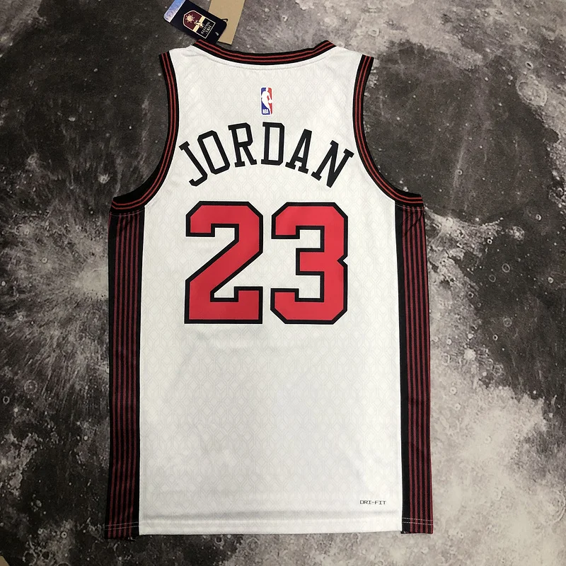 2023 Season NBA Chicago Bulls Basketball jersey City version #23 Jordan