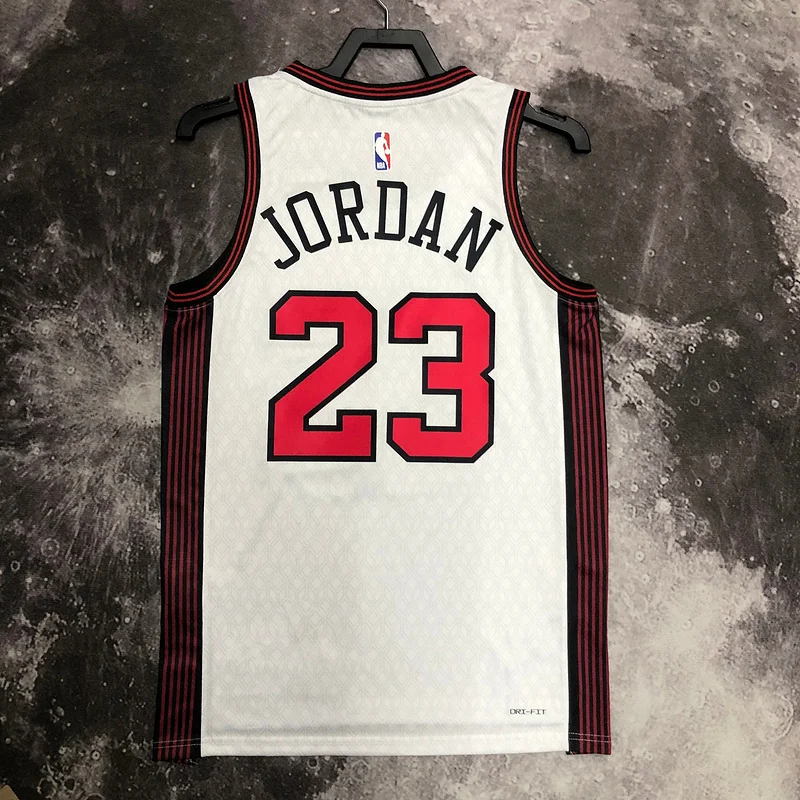 2023 Season NBA Chicago Bulls Basketball jersey City version #23 Jordan