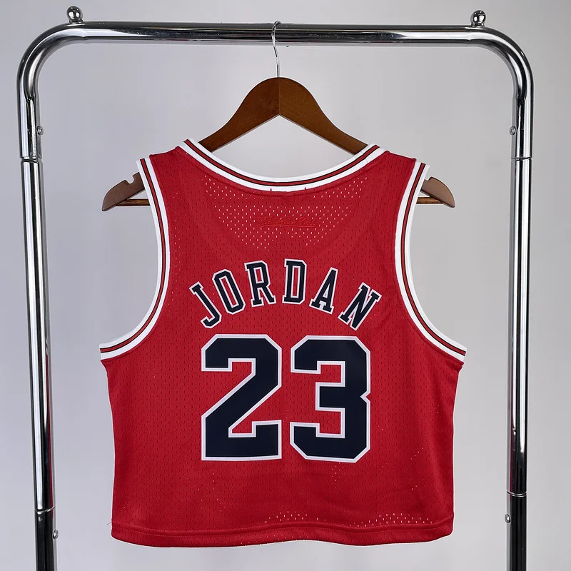 Mitchell Ness women Retro Chicago Bulls Basketball jersey red #23 Jordan