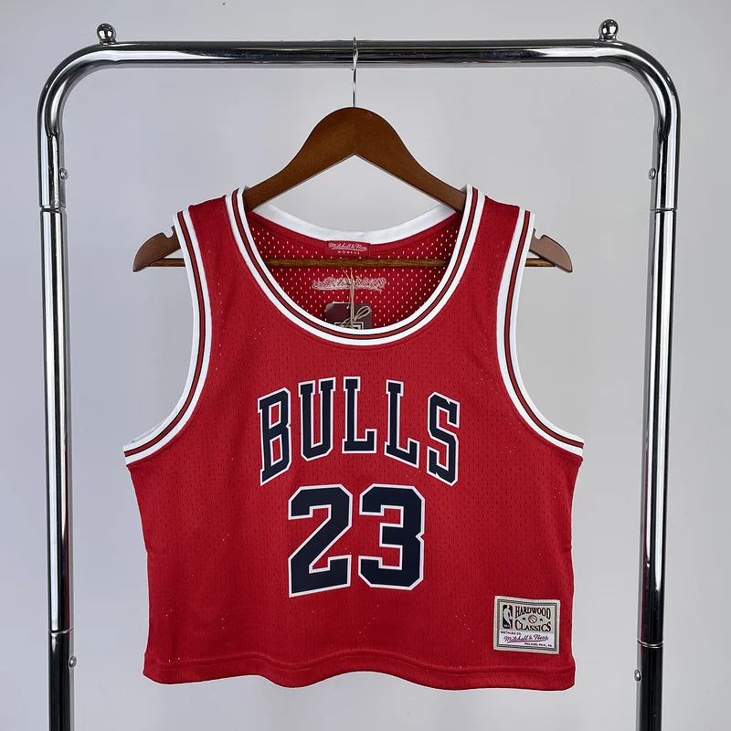 Mitchell Ness women Retro Chicago Bulls Basketball jersey red #23 Jordan