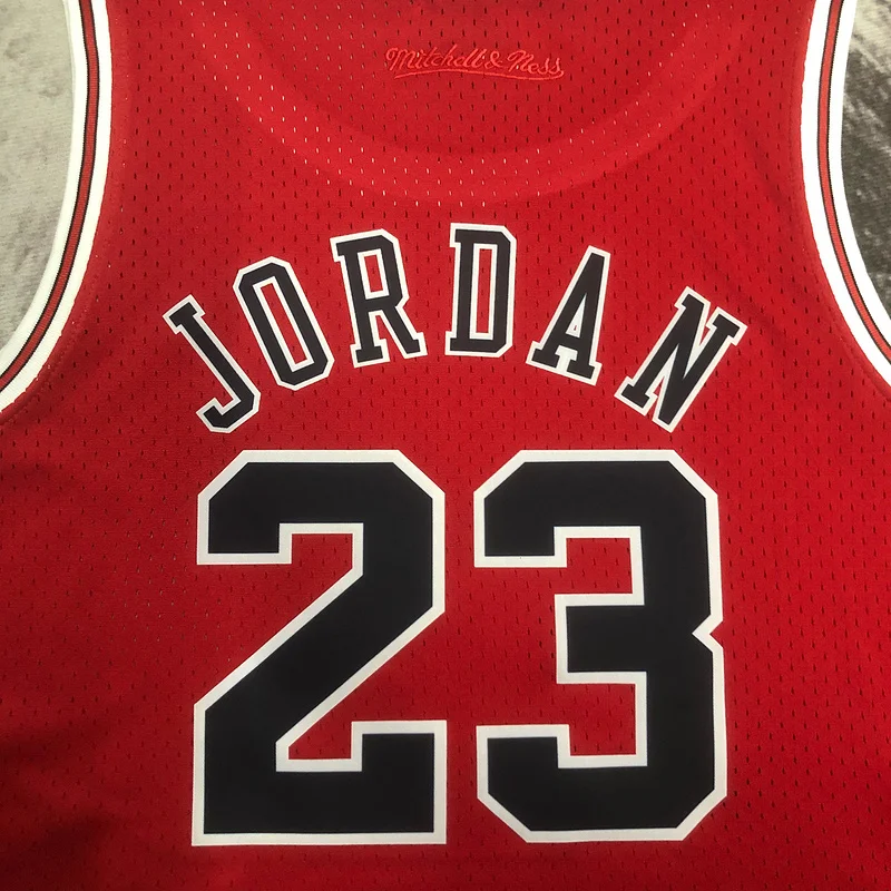 Mitchell Ness women Retro Chicago Bulls Basketball jersey red #23 Jordan