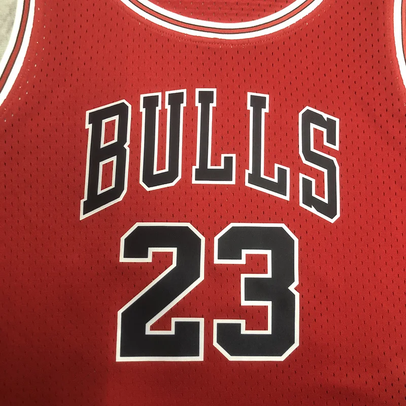 Mitchell Ness women Retro Chicago Bulls Basketball jersey red #23 Jordan