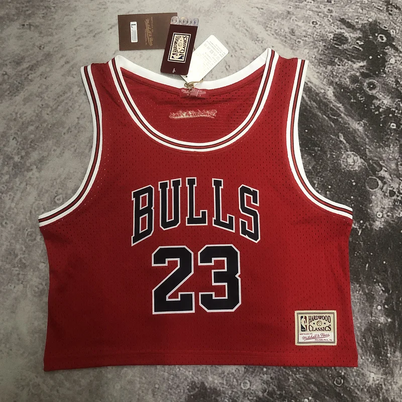 Mitchell Ness women Retro Chicago Bulls Basketball jersey red #23 Jordan