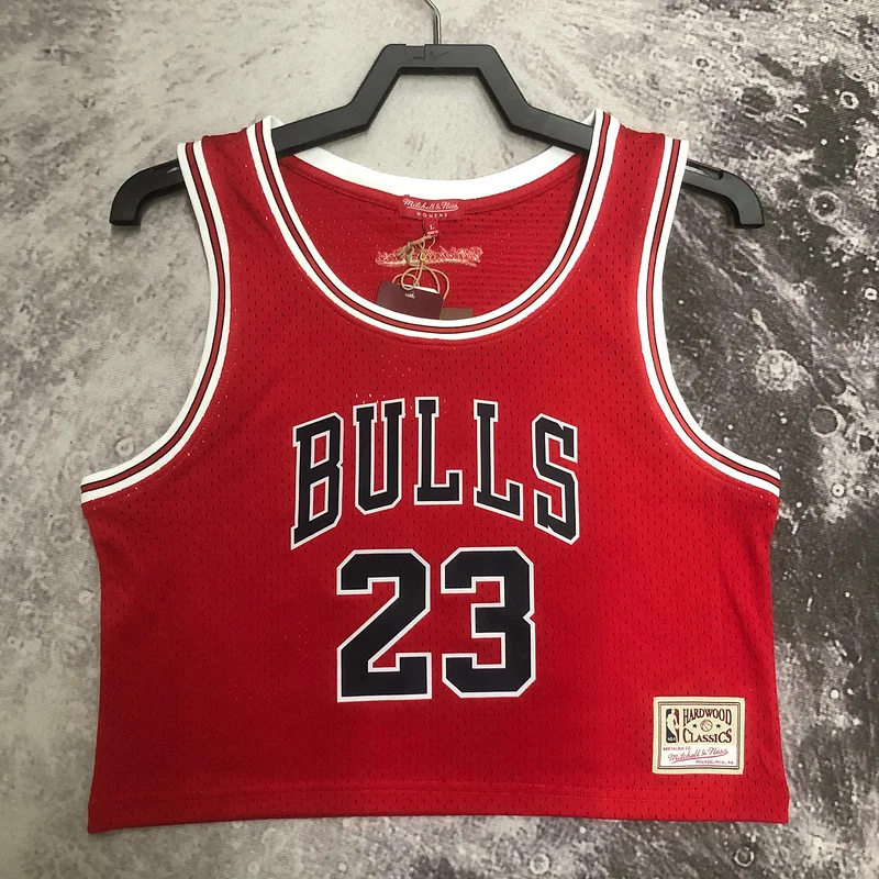 Mitchell Ness women Retro Chicago Bulls Basketball jersey red #23 Jordan