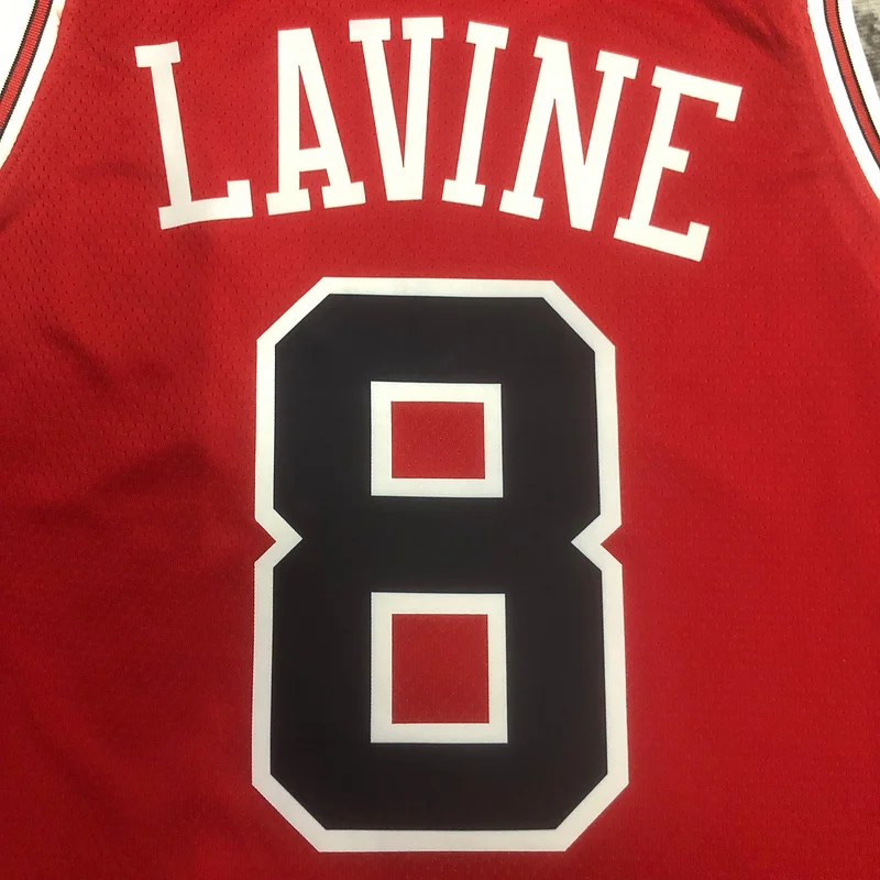 2023 Season NBA Chicago Bulls Basketball jersey red #8 LAVINE