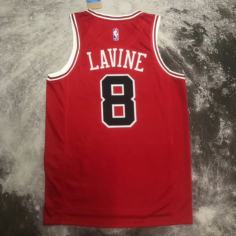 2023 Season NBA Chicago Bulls Basketball jersey red #8 LAVINE