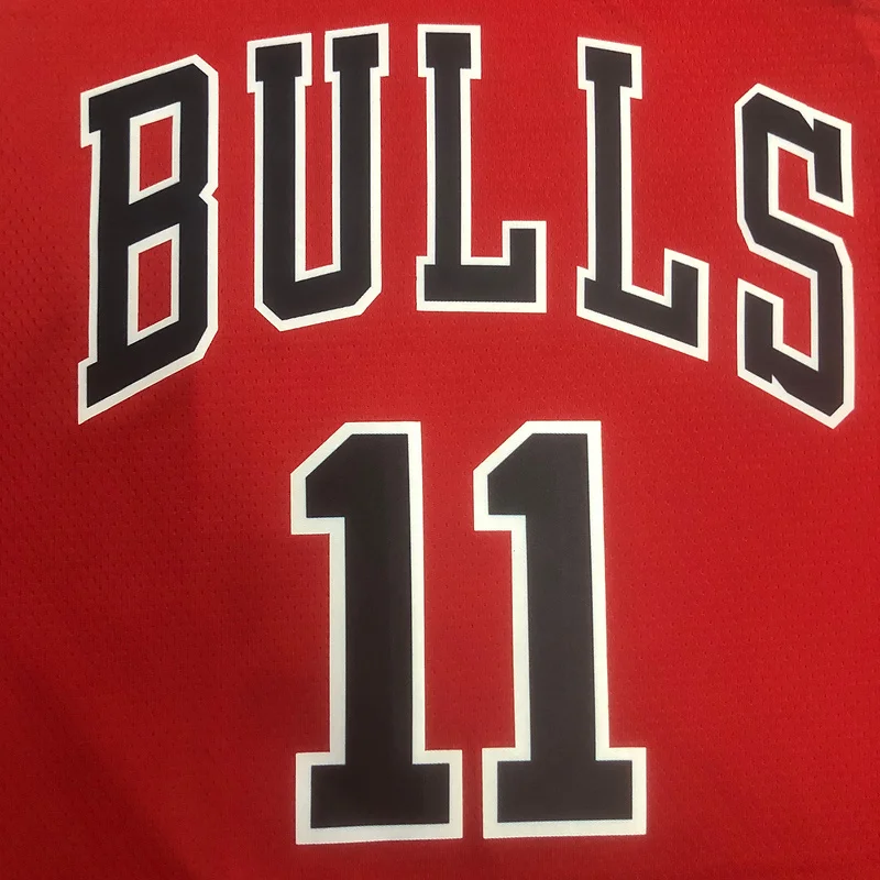 2023 Season NBA Chicago Bulls Basketball jersey red #11 DeROZAN