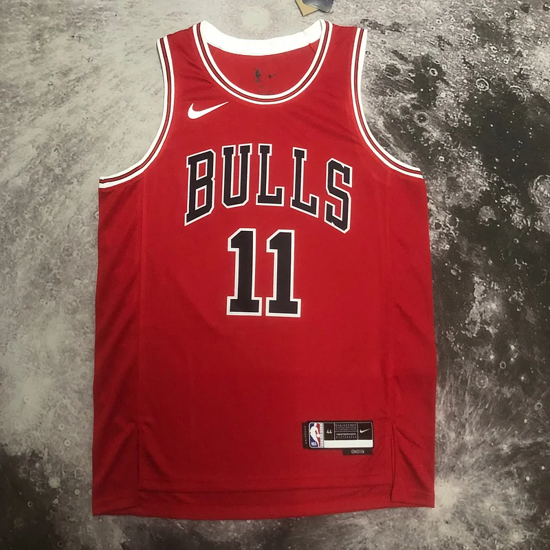 2023 Season NBA Chicago Bulls Basketball jersey red #11 DeROZAN