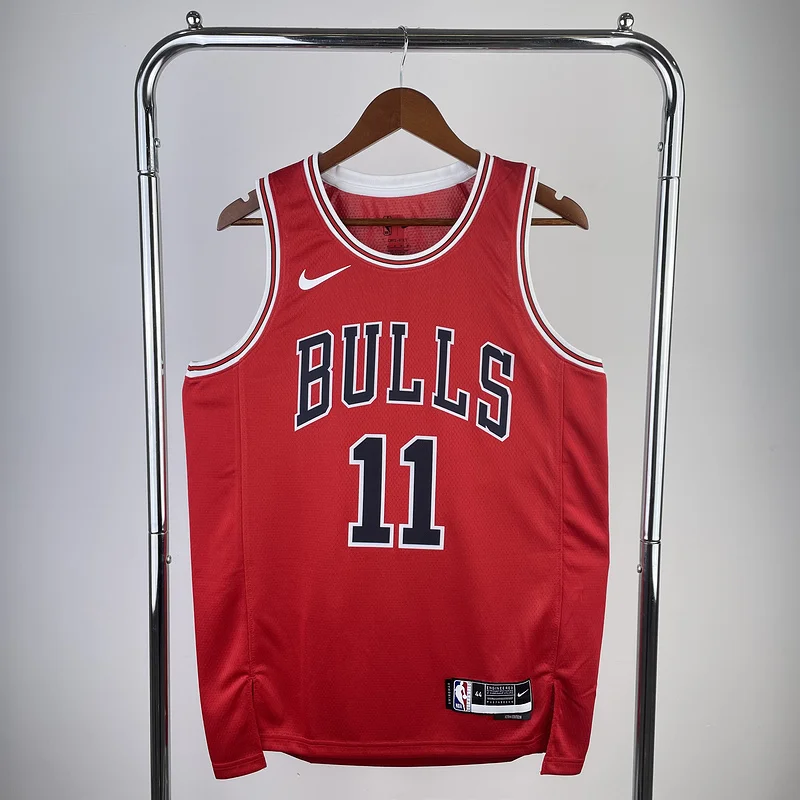 2023 Season NBA Chicago Bulls Basketball jersey red #11 DeROZAN