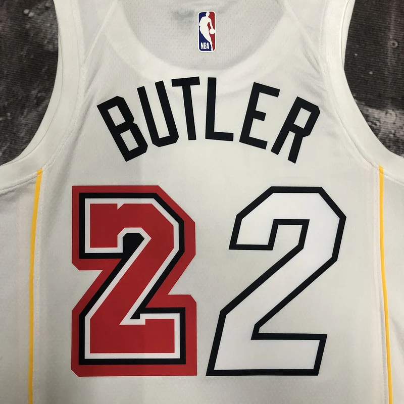 2023 SeasonNBA Miami Heat basketball jersey city version #22 BUTLER