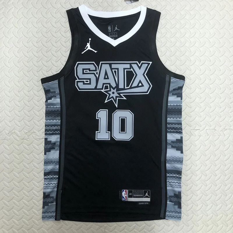 2023 San Antonio Spurs Basketball Jersey trapeze limited #10 DeROZAN