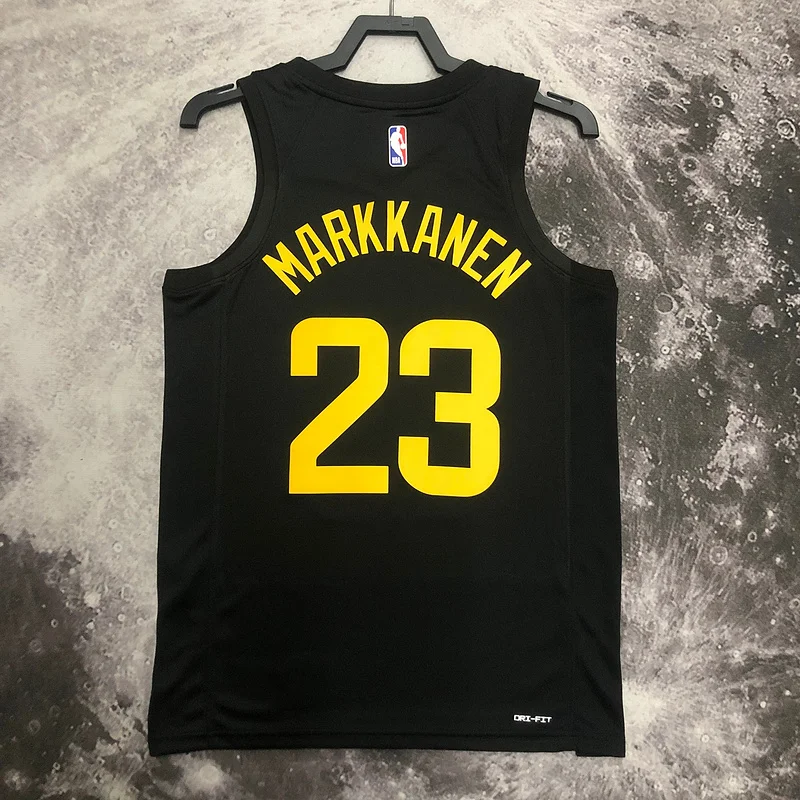 2023 Utah Jazz Basketball Jersey Jordan limited #23 MARKKANEN