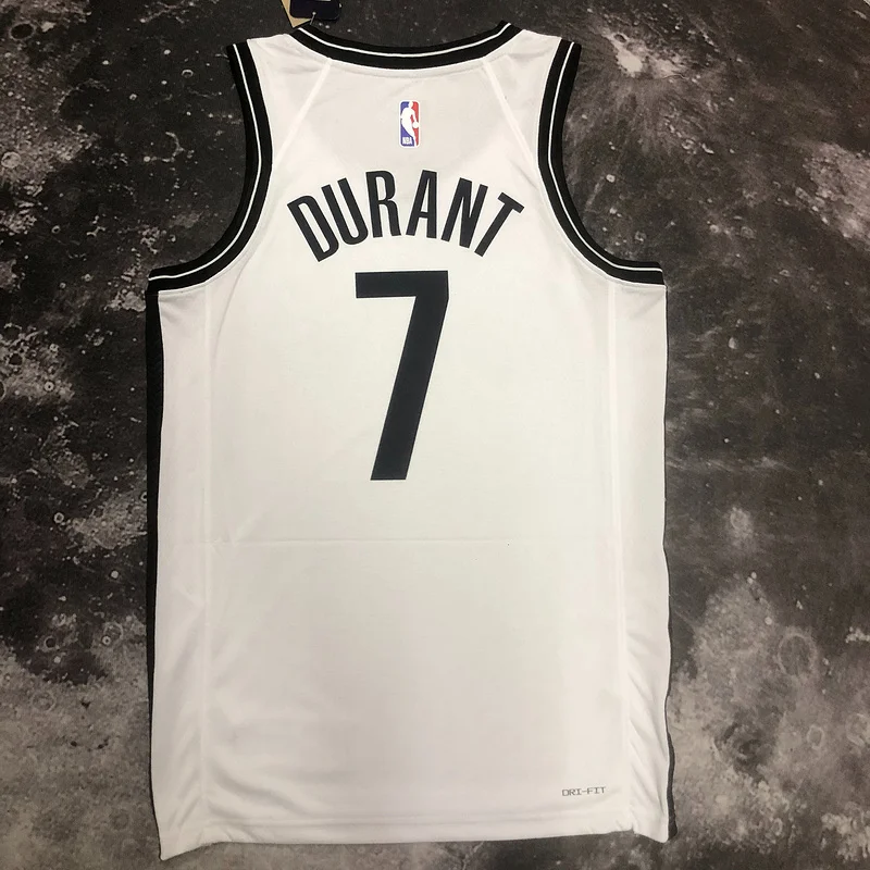 2023 Season Brooklyn Nets Basketball jersey White #7 DURANT