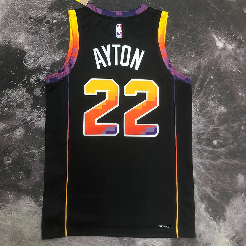 2023 Season NBA Phoenix Suns Basketball jersey trapeze limited #22 AYTON