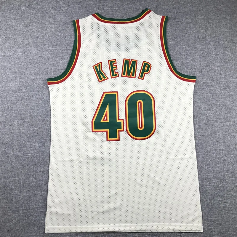 NBA Seattle SuperSonics Basketball jersey 40 white