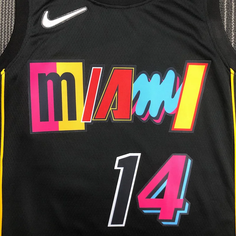 2022 Season NBA Miami Heat basketball jersey city version #14 HERRO