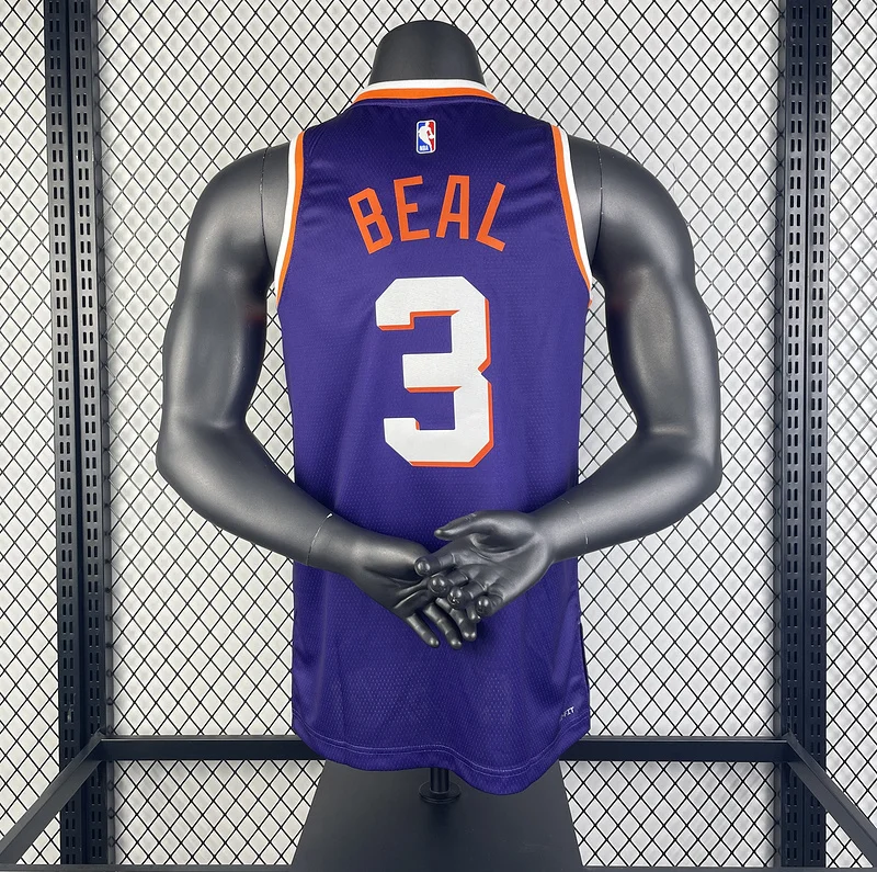 2024 Season NBA Phoenix Suns Basketball jersey Aawy Purple #3 BEAL