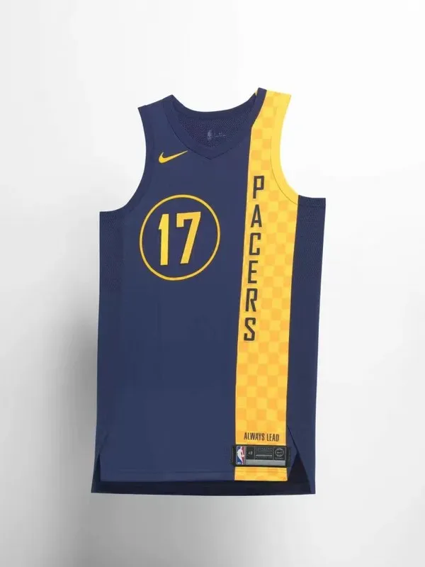 2018 Indiana Pacers Basketball Jersey city version #0 HALIBURTON