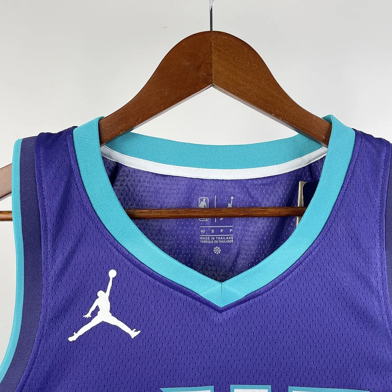 2020  Charlotte Hornets Basketball Jersey  CHA trapeze  limited  #1 BALL