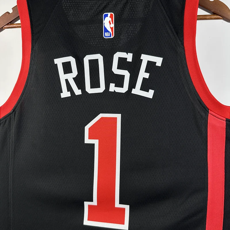 2024 Season NBA Chicago Bulls Basketball jersey City version #1 ROSE