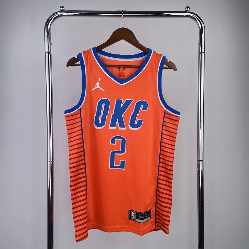 NBA Oklahoma City Thunder Basketball Jersey trapeze limited #2 GILGEOUS ALEXANDER