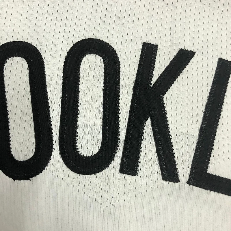 AU Player Version Brooklyn Nets Basketball jersey White #7 DURANT