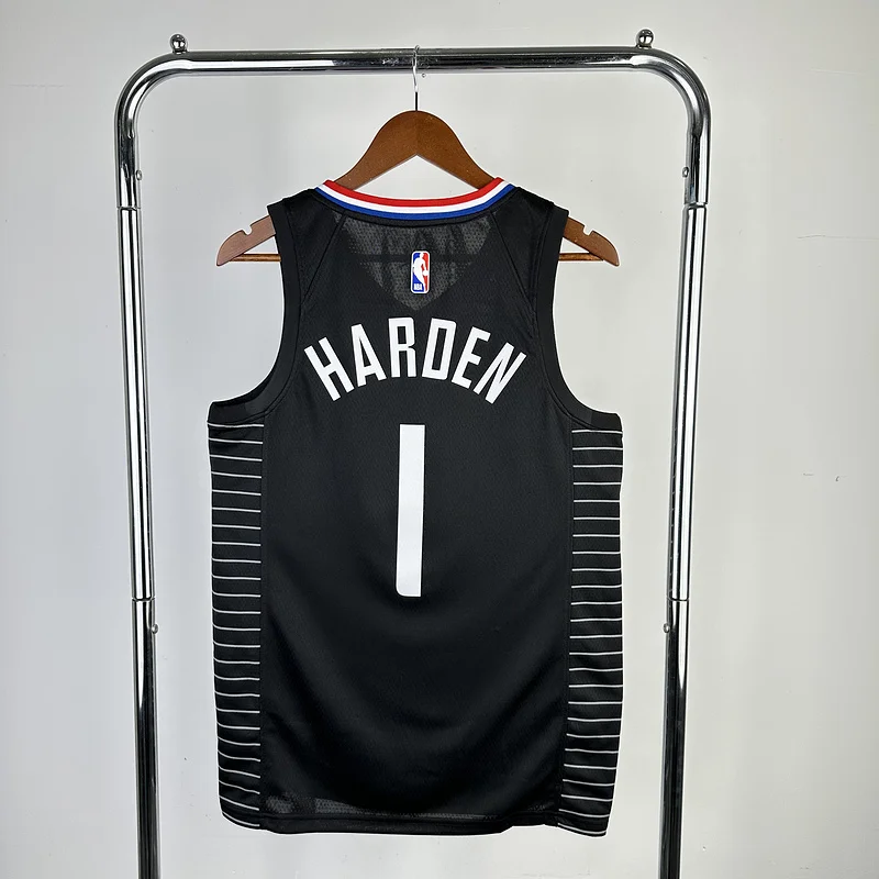 2021 Season  NBA Los Angeles Clippers Basketball jersey    trapeze  limited   #1    HARDEN