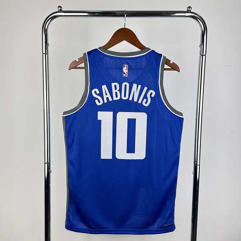 2024 Sacramento Kings Basketball Jersey city version #10 SABONIS