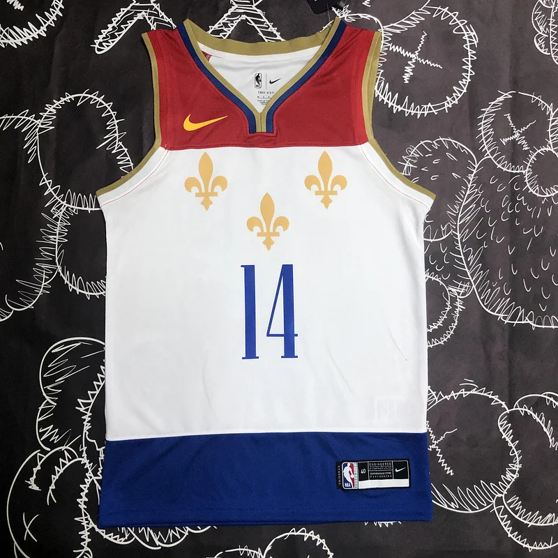 2020 New Orleans Pelicans Basketball jersey  city version  #14  INGRAM