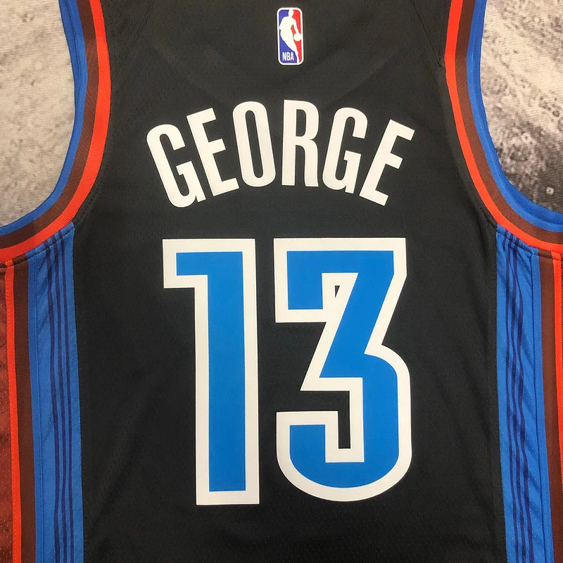 2023 NBA Oklahoma City Thunder Basketball Jersey city version #13 GEORGE