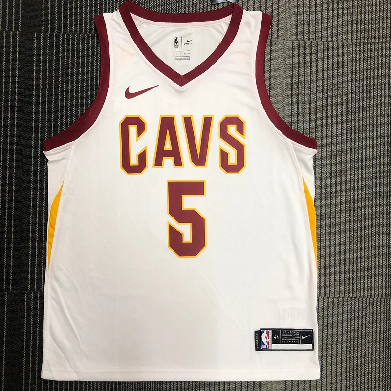 Cleveland Cavaliers Basketball Jersey White #5 JR. SMITH JR