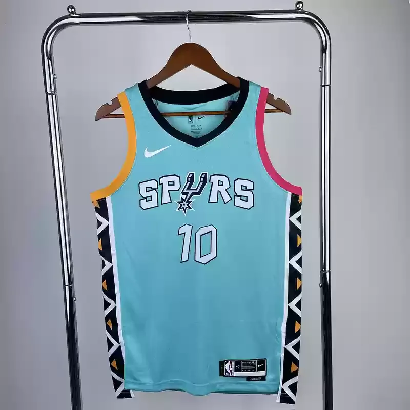 2023 San Antonio Spurs Basketball Jersey city version #10 SOCHAN