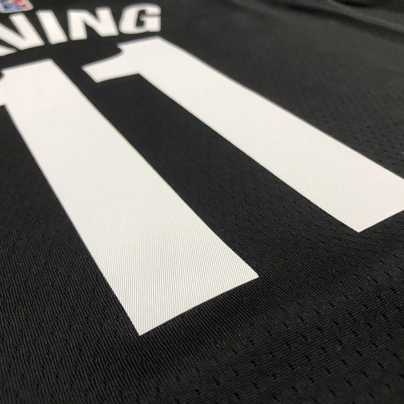 75th anniversary Brooklyn Nets Basketball jersey Black #11 IRVING