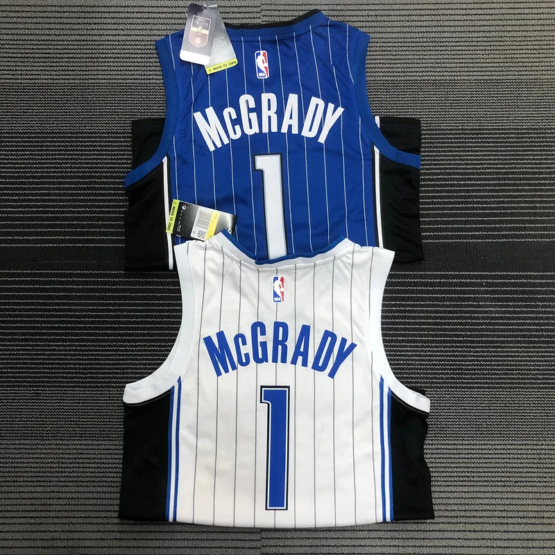 Orlando Magic Basketball Jersey Blue #1 McGrady