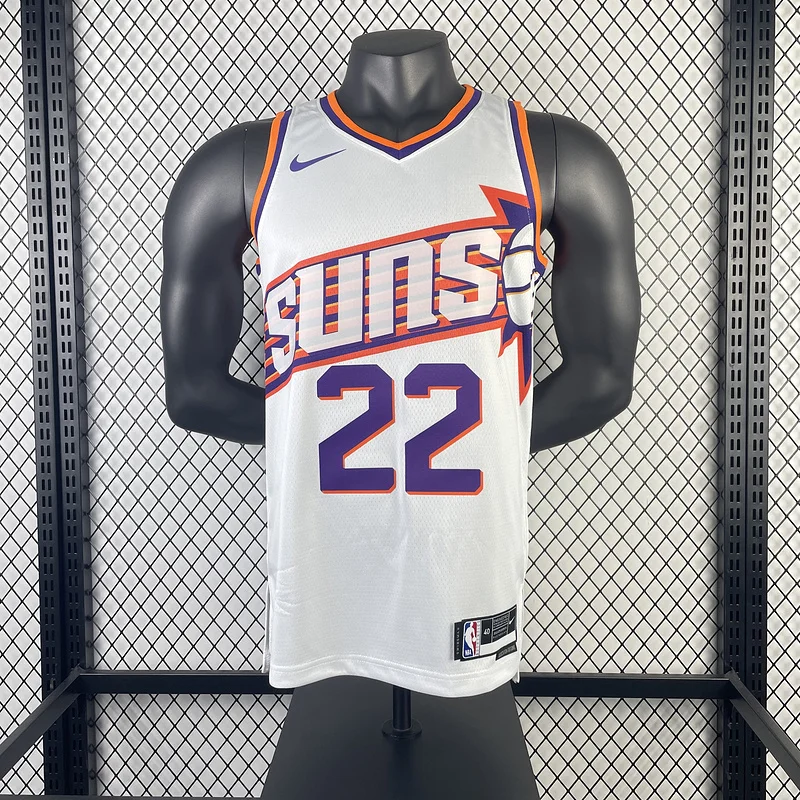 2024 Season NBA Phoenix Suns Basketball jersey Home White #22 AYTON