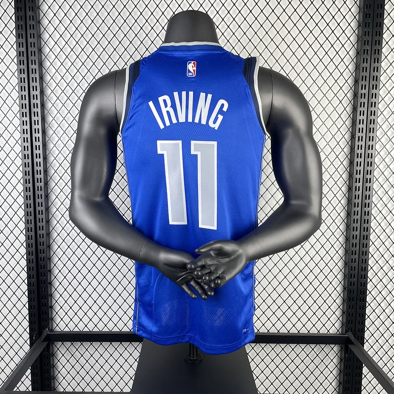 2023 Season NBA Dallas Mavericks basketball jersey Blue11 IRVING