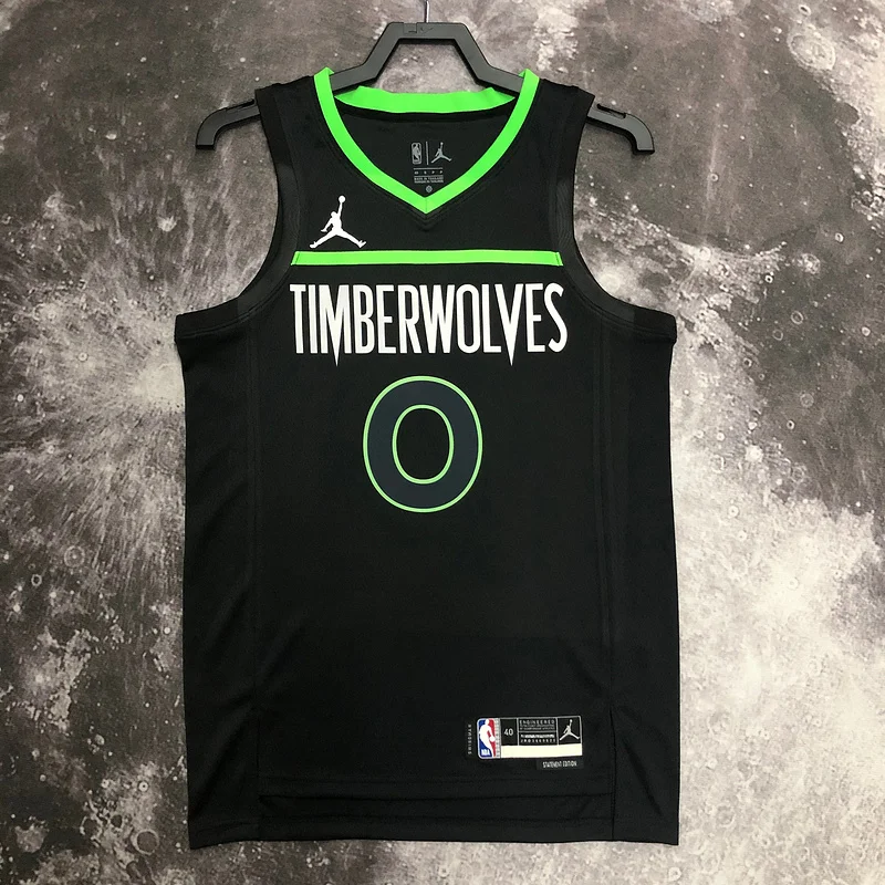 2023 Minnesota Timberwolves Basketball Jersey trapeze limited #0 RUSSELL