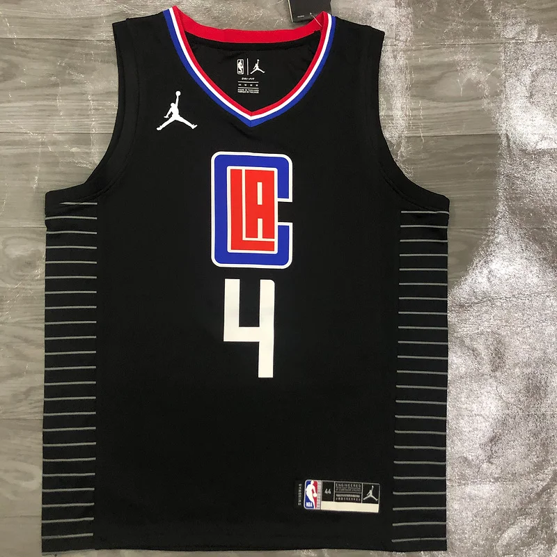 2021 Season NBA Los Angeles Clippers Basketball jersey  Jordan  theme  limited  city version   #4   RONDO