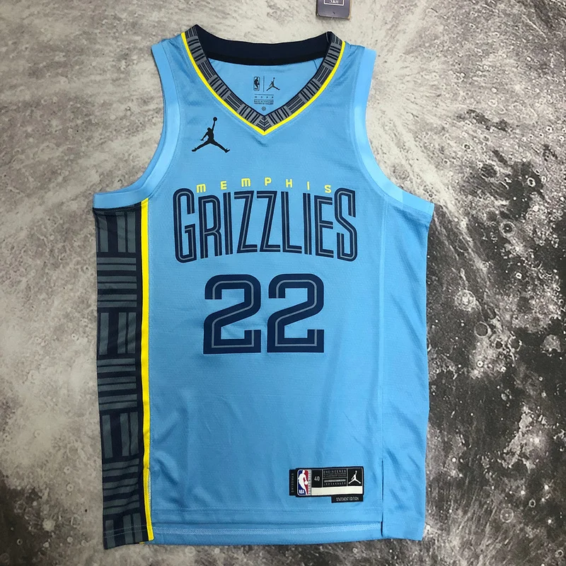 2023 Season NBA Memphis Grizzlies Basketball Jersey trapeze limited #22 BANE