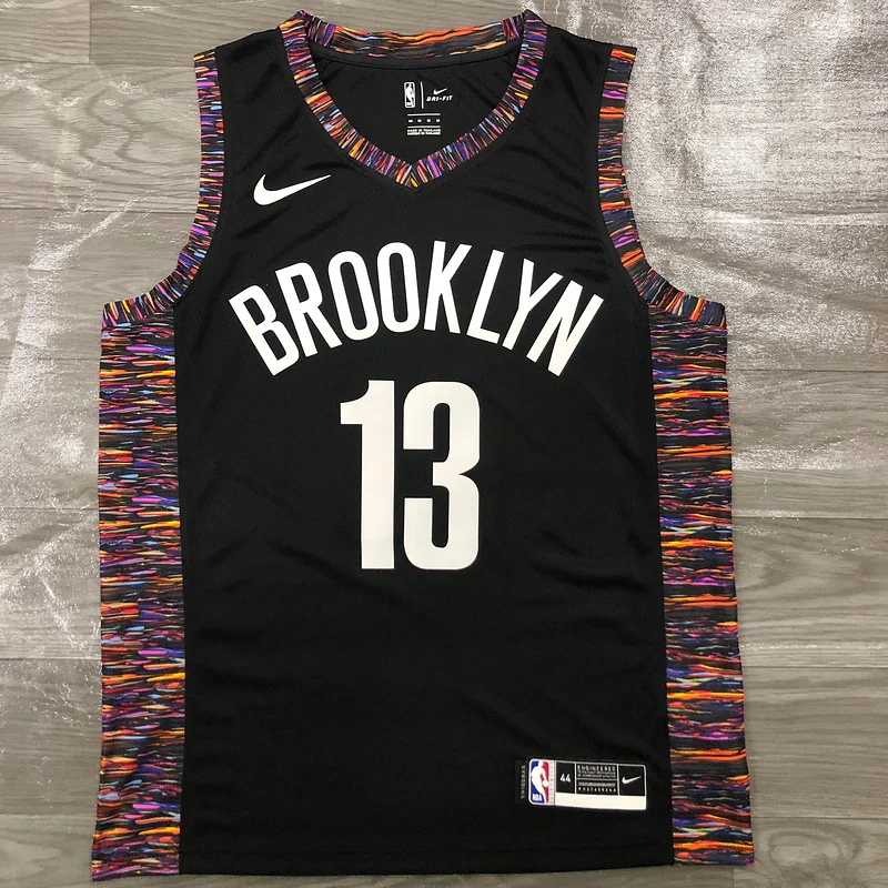 2020 Season Brooklyn Nets Basketball jersey city version Camouflage Black #13 HARDEN