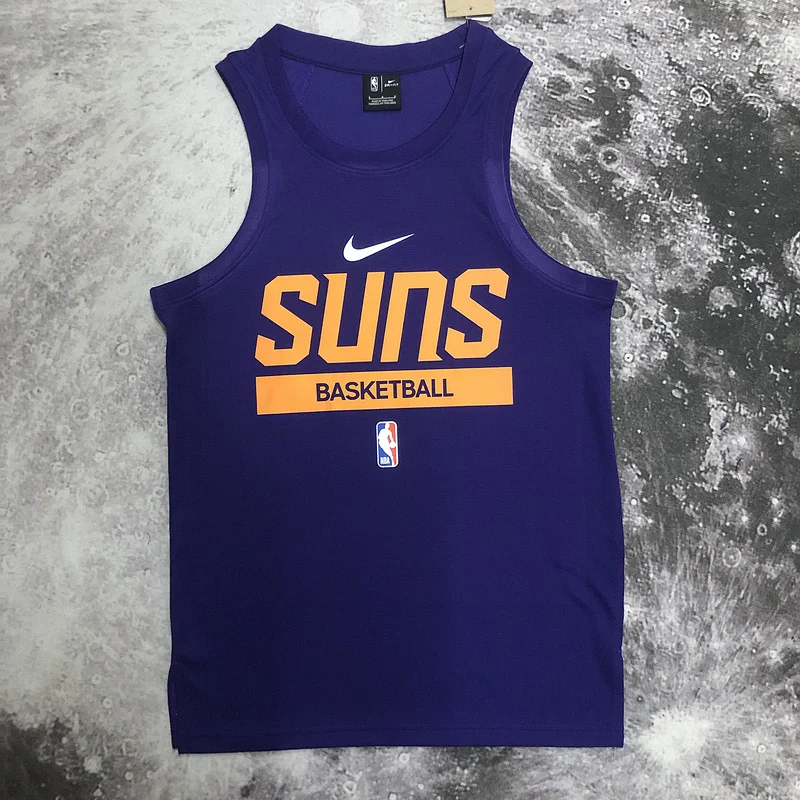 2023 Season NBA Phoenix Suns Basketball jersey Purple training vest