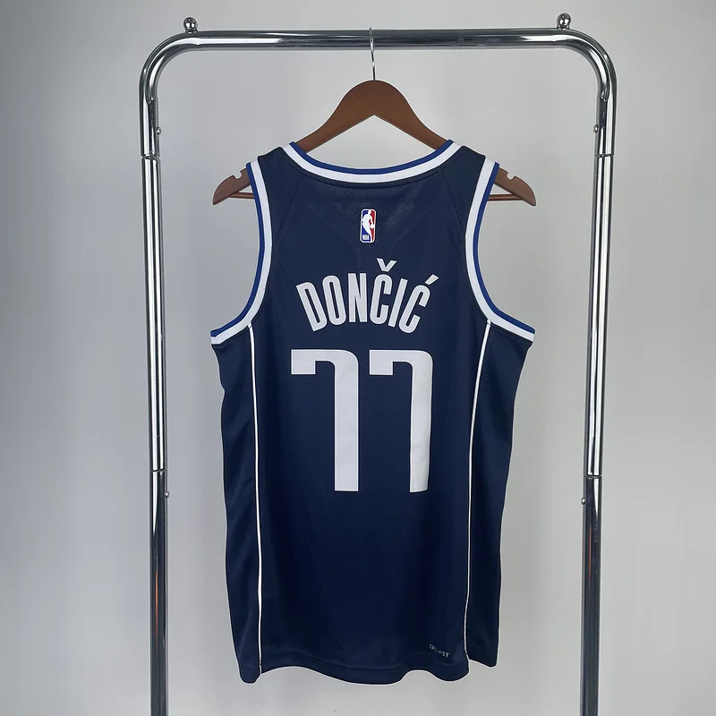 2023 Season NBA Dallas Mavericks basketball jersey Jordan limited #77 DONCIC