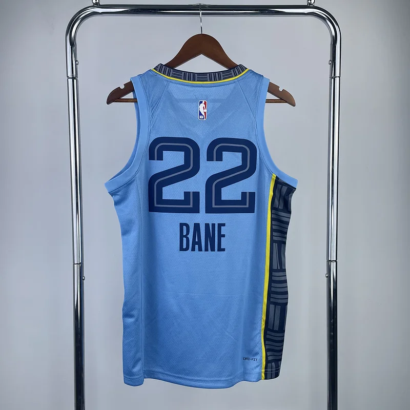 2023 Season NBA Memphis Grizzlies Basketball Jersey trapeze limited #22 BANE