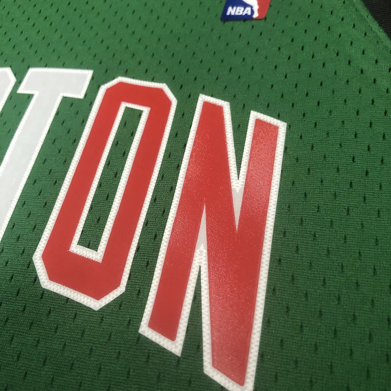 MN Hot Print Retro Boston Celtics Basketball Jersey italian race #34 PIERCE