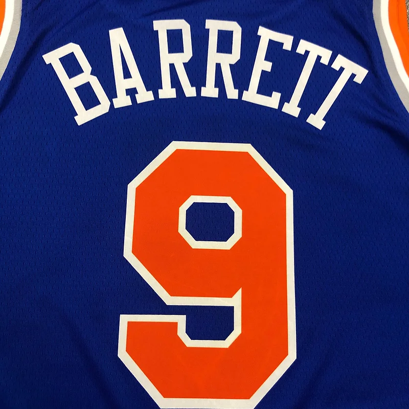 New York Knicks Basketball Jersey Blue #9 BARRETT