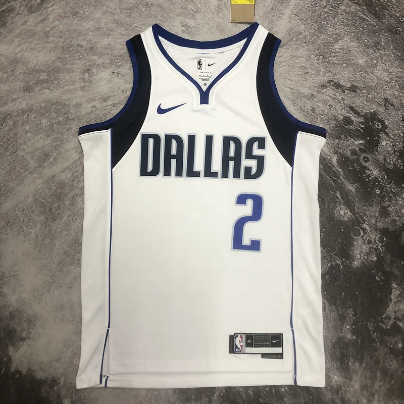 2023 Season NBA Dallas Mavericks basketball jersey White #2 IRVING