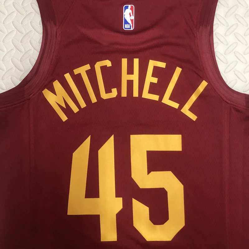 2023 Cleveland Cavaliers Basketball Jersey Aawy #45 MITCHELL