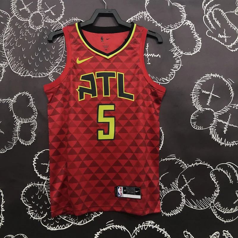 NBA Atlanta Hawks Basketball Jersey red #5 MURRAY