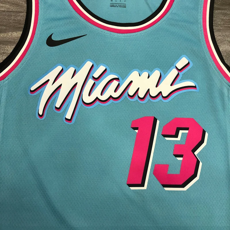 NBA Miami Heat basketball jersey round neck #13 ADEBAYO